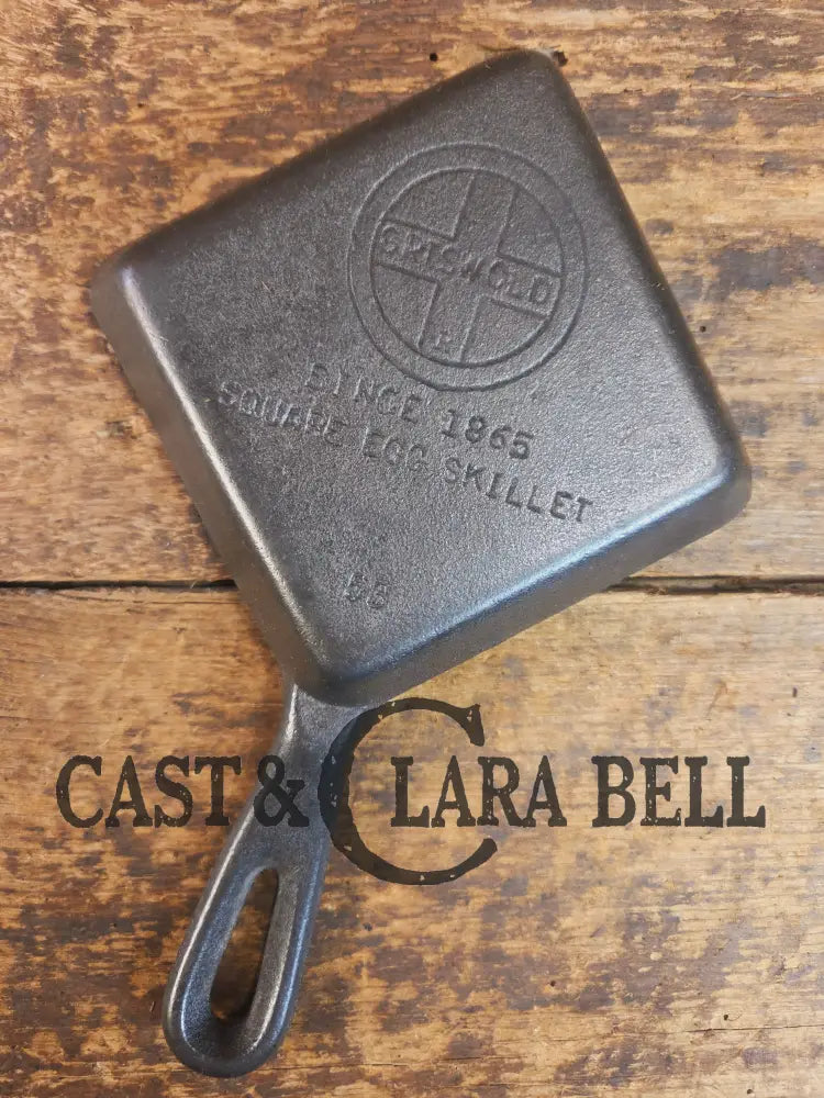 Customer Favorite! Adorable and handy for the kitchen Griswold 53 Square Egg skillet for one. A GREAT gift! - Skillet