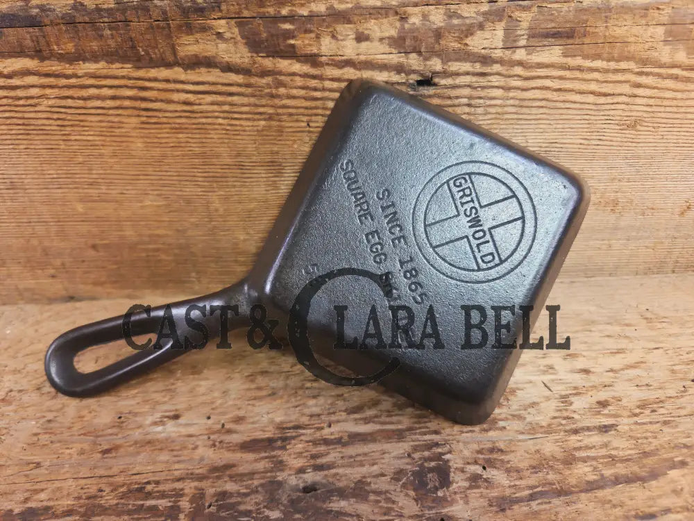 Customer Favorite! Adorable and handy for the kitchen Griswold 53 Square Egg skillet for one. A GREAT gift! Skillet