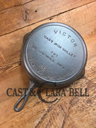Customer Favorite! Early 1900’s Griswold’s Fully Marked Victor #9 Skillet with Heat Ring 723 B - Skillet