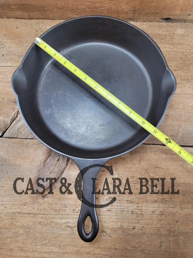 Daily Workhorse! 1920’S Griswold Made Puritan No. 9 Cast Iron Skillet W Heat Ring. Sc24 Skillet