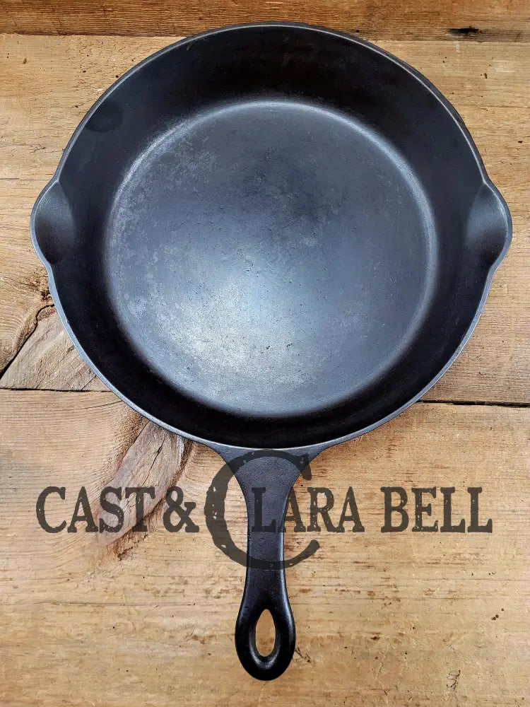 Daily Workhorse! 1920’S Griswold Made Puritan No. 9 Cast Iron Skillet W Heat Ring. Sc24 Skillet