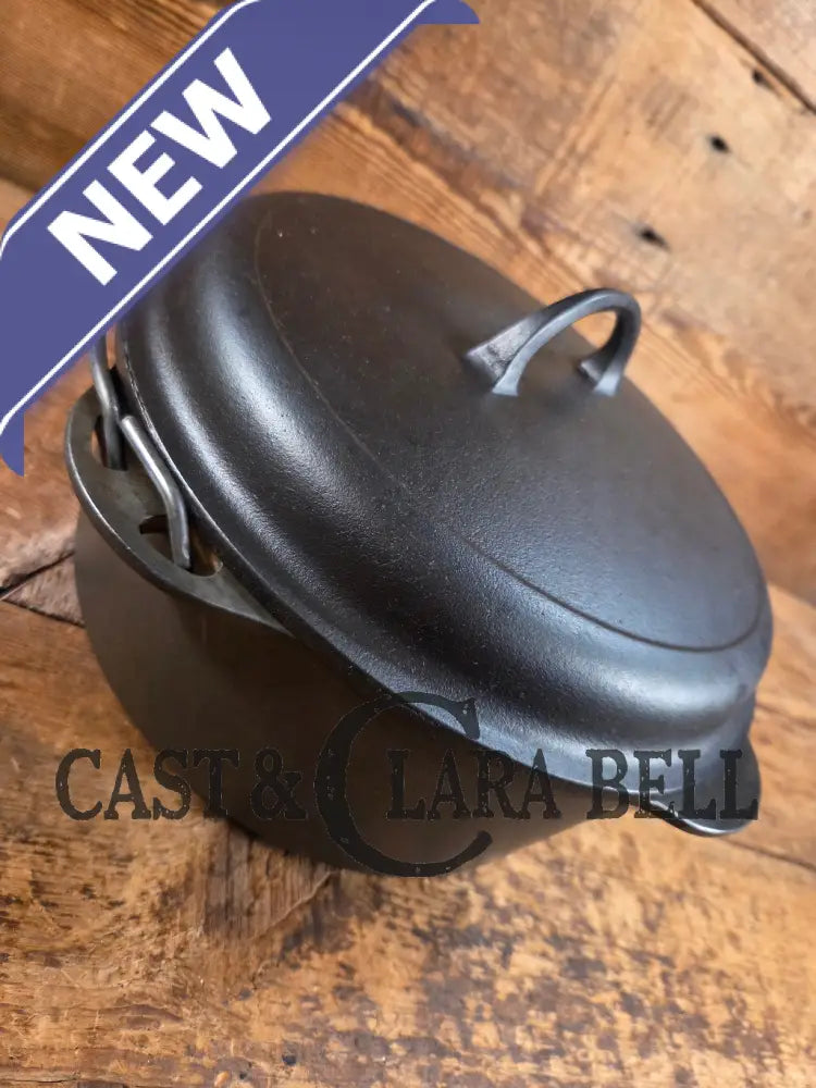 Daily workhorse! 1940’s Griswold #8 Tite-Top Dutch Oven Large Block Logo 1278 C and EZ Clean Lid Dutch Ovens Trivets &