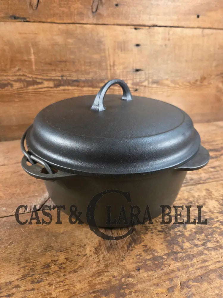 Daily workhorse! 1940’s Griswold #8 Tite-Top Dutch Oven Large Block Logo 1278 C and EZ Clean Lid Dutch Ovens Trivets &