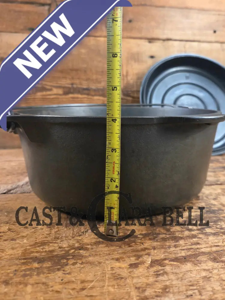 Daily workhorse! 1940’s Griswold #8 Tite-Top Dutch Oven Large Block Logo 1278 C and EZ Clean Lid Dutch Ovens Trivets &