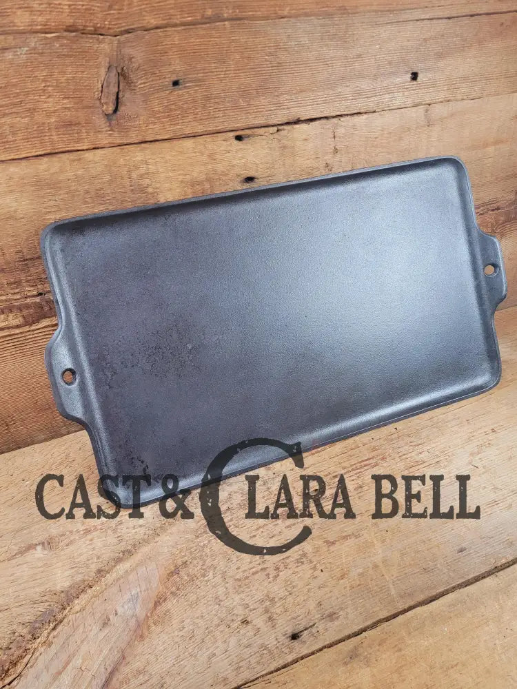 Don’t Miss This If You Love Griswold Cast Iron. The Hard To Find ’Cookie Sheet’ Grill Pan. P/N 1103