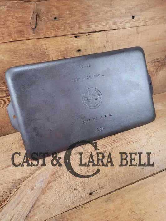 Don’t Miss This If You Love Griswold Cast Iron. The Hard To Find ’Cookie Sheet’ Grill Pan. P/N 1103