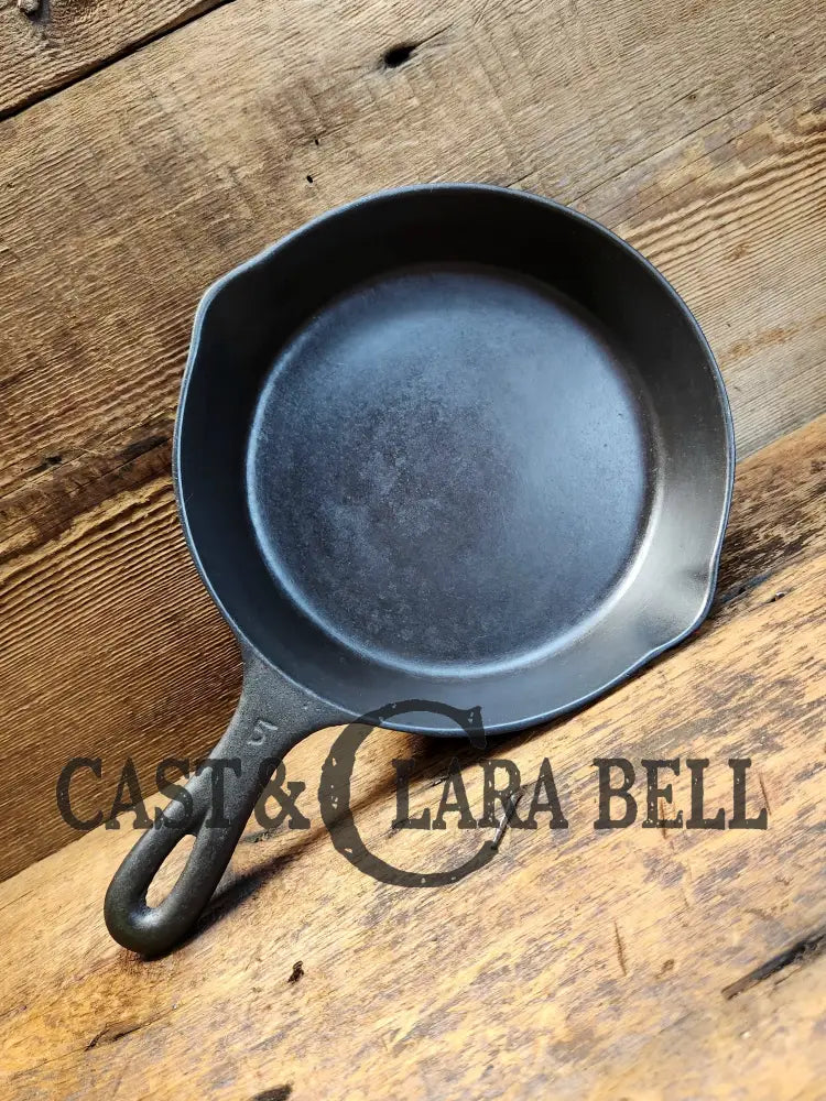 Dont Miss This One! Lovely Early 1900’S Martin Stove And Range #5 Cast Iron Skillet. Great