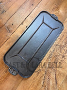 Early 1900’s hard to find Griswold Long Griddle with Slant Block Logo ERIE 745 A. Perfect for everyday use pancakes and
