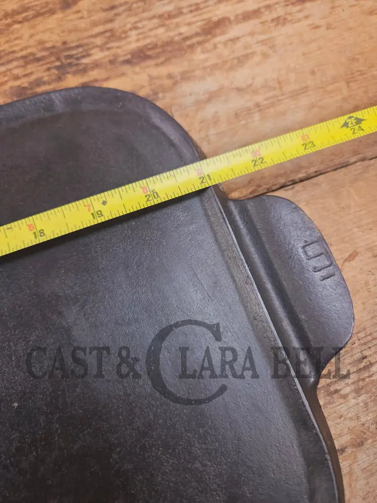 Early 1900’s hard to find Griswold Long Griddle with Slant Block Logo ERIE 745. Perfect for everyday use pancakes and