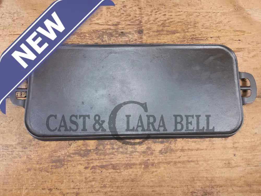 Early 1900’s hard to find Griswold Long Griddle with Slant Block Logo ERIE 745. Perfect for everyday use pancakes and