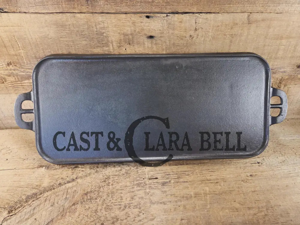 Early 1900’s hard to find Griswold Long Griddle with Slant Block Logo ERIE 745. Perfect for pancakes and grilled