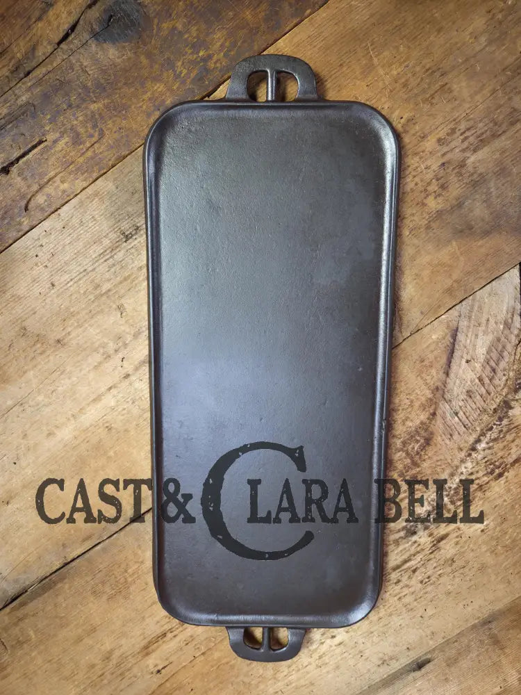 Early 1900’s hard to find Griswold Long Griddle with Slant Block Logo ERIE 745. Perfect for pancakes and grilled