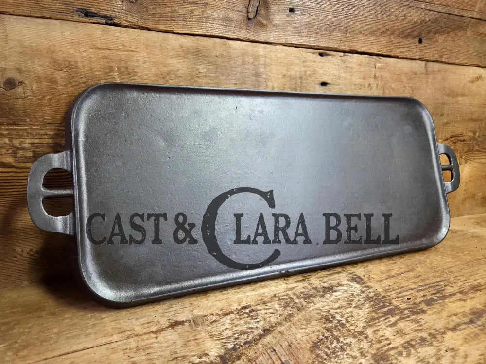 Early 1900’s hard to find Griswold Long Griddle with Slant Block Logo ERIE 745. Perfect for pancakes and grilled