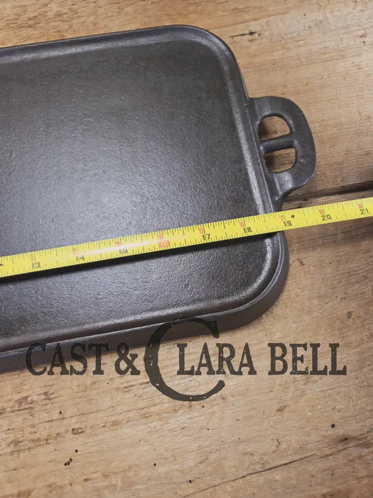 Early 1900’s hard to find Griswold Long Griddle with Slant Block Logo ERIE 745. Perfect for pancakes and grilled