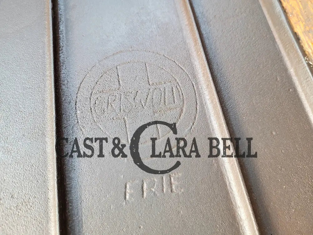 Early 1900’S Hard To Find Griswold Long Griddle With Slant Block Logo Erie 745. Restored And