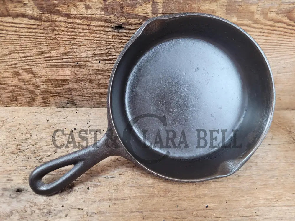 Early 1900’S Lodge #3 Cast Iron Egg Skillet With 3 Notch Heat Ring
