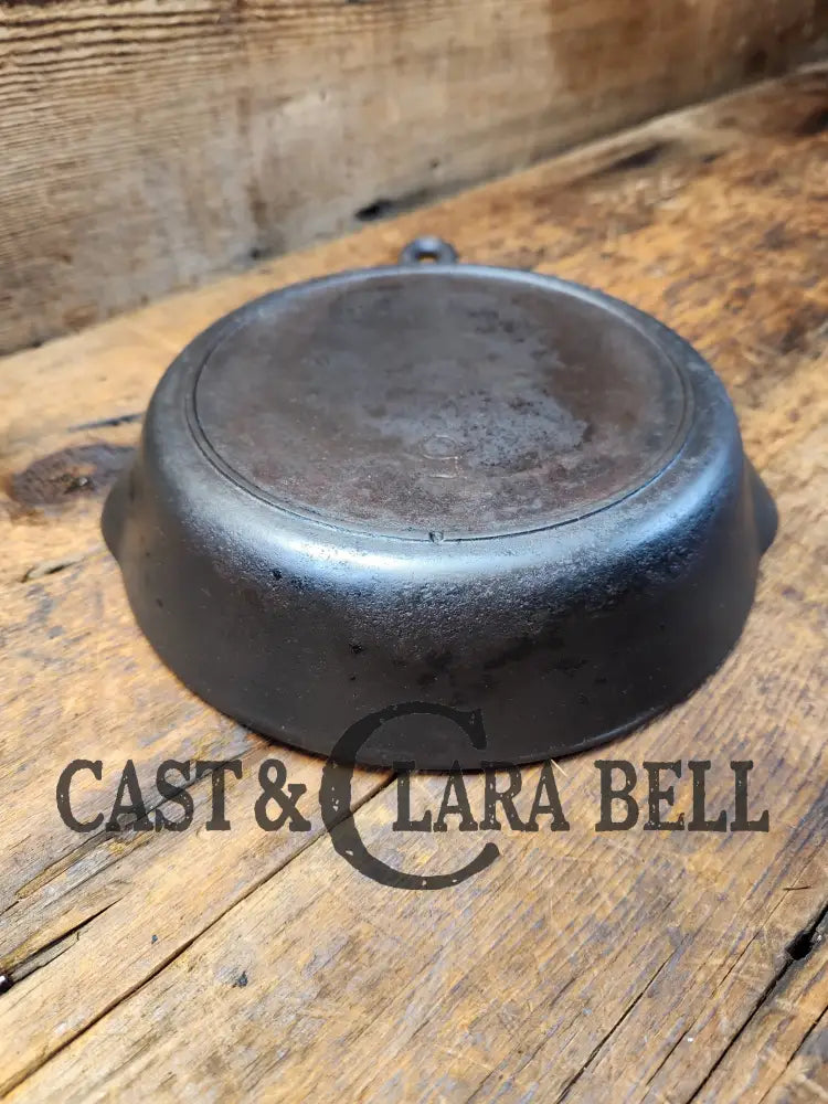 Early 1900’S Lodge #5 Cast Iron Skillet Single Notch Raised B Mark