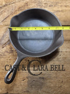Early 1900’s Lodge #5 Cast Iron Skillet with No notches! Tougher one to find handles amazingly light. SC24 Skillet