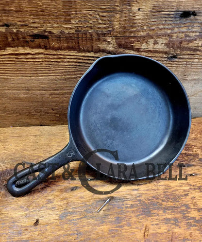 Early 1900’S Martin Stove And Range ’Monday Morning’ Cast Iron Skillet. Fully Restored Ready