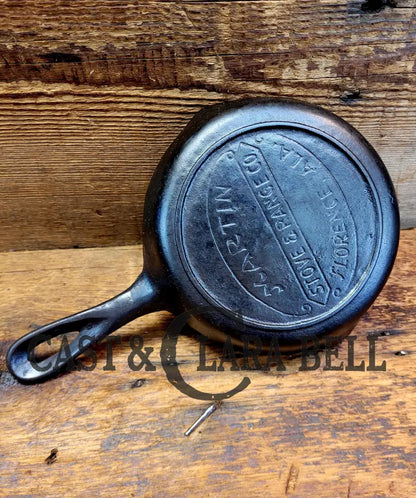 Early 1900’S Martin Stove And Range ’Monday Morning’ Cast Iron Skillet. Fully Restored Ready