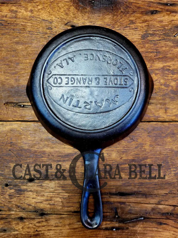 Early 1900’S Martin Stove And Range ’Monday Morning’ Cast Iron Skillet. Fully Restored Ready