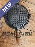 Early 1900’s Stover No. 8 Waffle Iron with Low Base. Gorgeous design and balanced well. Ready to make crispy waffles