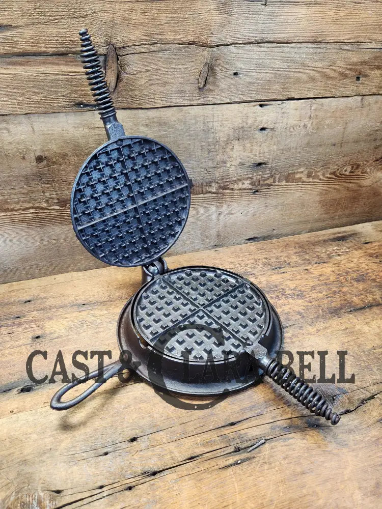 Early 1900’S Stover No. 8 Waffle Iron With Low Base. Gorgeous Design And Balanced Well. Ready To