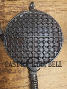 Early 1900’s Stover No. 8 Waffle Iron with Low Base. Gorgeous design and balanced well. Ready to make crispy waffles!