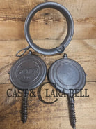 Early 1900’s Stover No. 8 Waffle Iron with Low Base. Gorgeous design and balanced well. Ready to make crispy waffles!