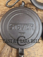 Early 1900’s Stover No. 8 Waffle Iron with Low Base. Gorgeous design and balanced well. Ready to make crispy waffles!