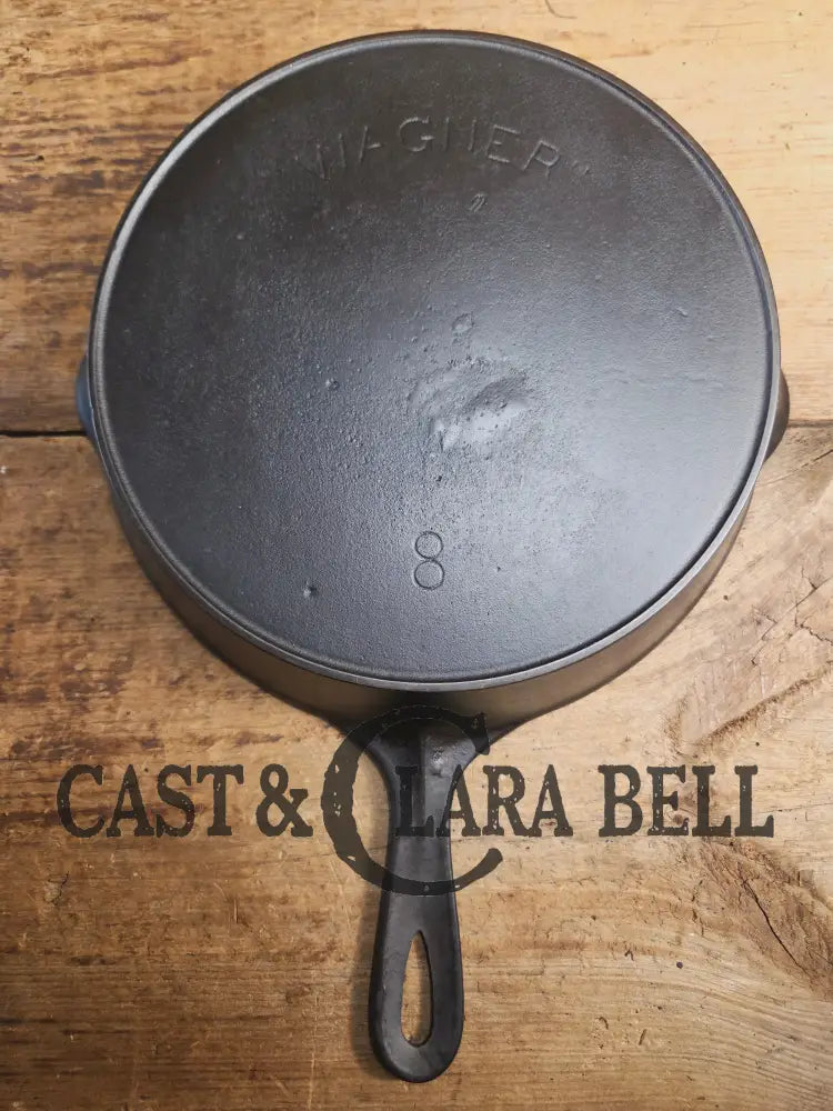 Early 1900’s Wagner made large ’Arc Logo’ #8 Cast Iron Skillet. Daily workhorse awesome for everyday cooking Skillet