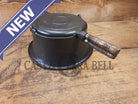 EARLY 1900’s Wagner MFG Co 1892 No. 8 Waffle Iron with Rare Tall Base! Original oak handles! - Waffle Iron