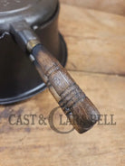 EARLY 1900’s Wagner MFG Co 1892 No. 8 Waffle Iron with Rare Tall Base! Original oak handles! - Waffle Iron