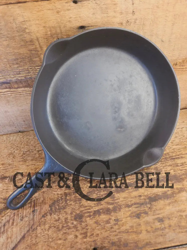 Early 1910’s Griswold #8 Cast Iron Skillet with Slant Logo and FULL EPU 704 D - Skillet
