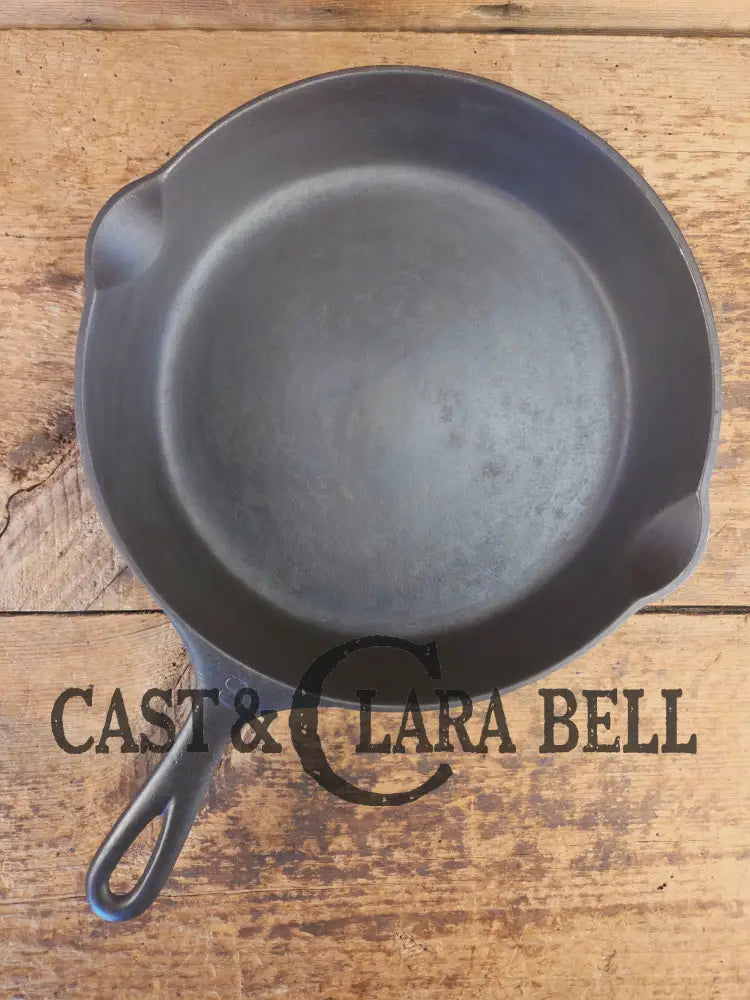 Early 1910’s Griswold #8 Cast Iron Skillet with Slant Logo and FULL EPU 704 D - Skillet