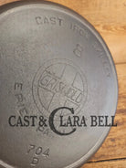 Early 1910’s Griswold #8 Cast Iron Skillet with Slant Logo and FULL EPU 704 D - Skillet