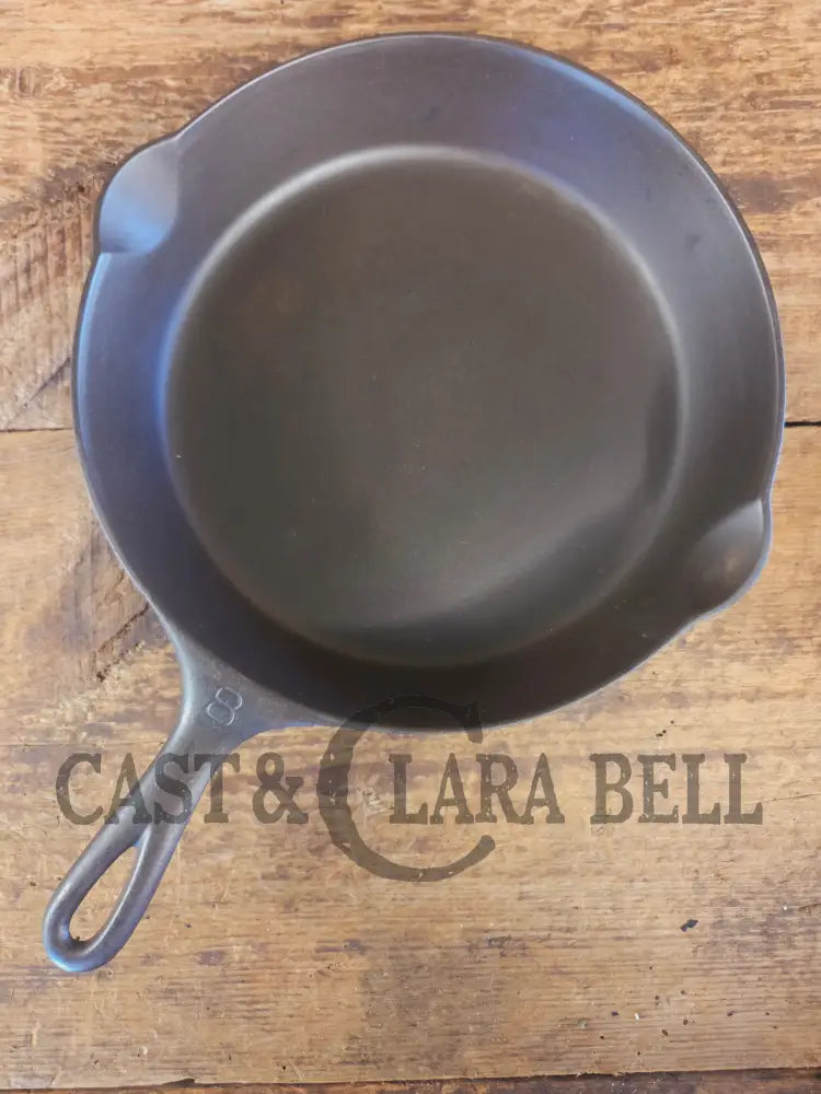 Early 1910’s Griswold #8 Cast Iron Skillet with Slant Logo and FULL EPU 704 D - Skillet