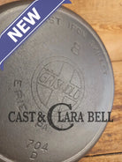 Early 1910’s Griswold #8 Cast Iron Skillet with Slant Logo and FULL EPU 704 D - Skillet