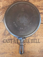 Early 1910’s Griswold #8 Cast Iron Skillet with Slant Logo and FULL EPU 704 D - Skillet