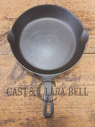 Early 1910’s Griswold #8 Cast Iron Skillet with Slant Logo Full E.P.U 704 D - Skillet