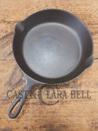 Early 1910’s Griswold #8 Cast Iron Skillet with Slant Logo Full E.P.U 704 D - Skillet