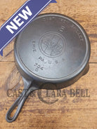 Early 1910’s Griswold #8 Cast Iron Skillet with Slant Logo Full E.P.U 704 D - Skillet