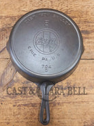 Early 1910’s Griswold #8 Cast Iron Skillet with Slant Logo Full E.P.U 704 D - Skillet
