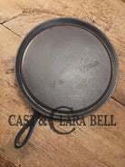 Early 1930’s Era Lodge #9 Round Griddle. Harder to find piece raised 9 on handle. Pancakes and Grilled Cheese! Griddle
