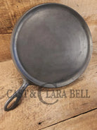 Early 1930’s Era Lodge #9 Round Griddle. Harder to find piece raised 9 on handle. Pancakes and Grilled Cheese! Griddle