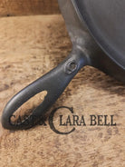 Early 1930’s Era Lodge #9 Round Griddle. Harder to find piece raised 9 on handle. Pancakes and Grilled Cheese! Griddle