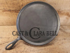 Early 1930’s Era Lodge #9 Round Griddle. Harder to find piece raised 9 on handle. Pancakes and Grilled Cheese! Griddle