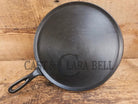 Early 1930’s Era Lodge #9 Round Griddle. Harder to find piece raised X and incised 9. Pancakes and Grilled Cheese!