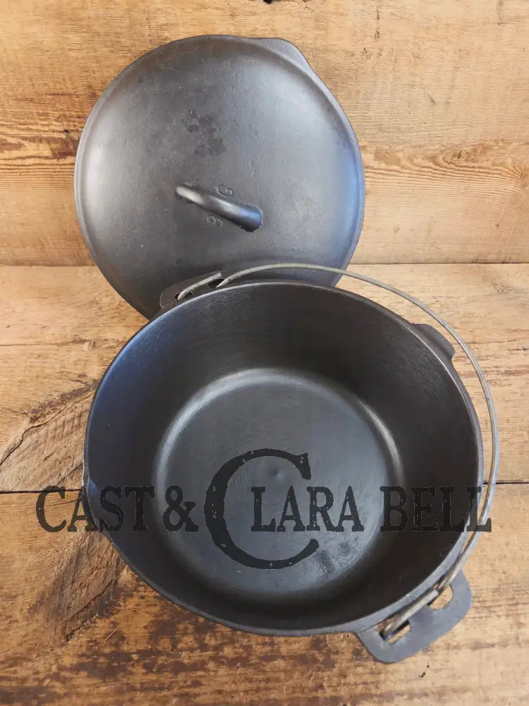 Early Birmingham Stove & Range (BSR) Red Mountain Series #8B Dutch oven with hand scribed numbers! Dutch Ovens Trivets