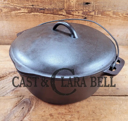 Early Birmingham Stove & Range (Bsr) Red Mountain Series #8B Dutch Oven With Hand Scribed Numbers!